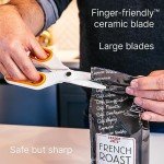 Heavy Duty Ceramic Safety Scissors - Long Lasting