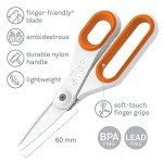 Heavy Duty Ceramic Safety Scissors - Long Lasting