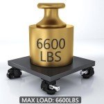 Heavy-Duty Leveling Casters with Ratchet Arm 6600 lbs