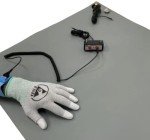 Anti-Static ESD Mat with Grounding Kit - Gray