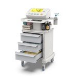 Rolling Mobile Ultrasound Cart with 3 Drawers