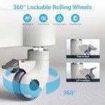 Rolling Mobile Ultrasound Cart with 3 Drawers