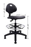 ESD Anti-Static Ergonomic Polyurethane Lab Chair
