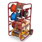 Wire Spool Rack with Wheels for Cables