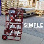 Wire Spool Rack with Wheels for Cables