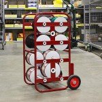 Wire Spool Rack with Wheels for Cables