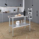 Stainless Steel Work Table 24" x 48" - NSF