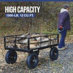 Heavy-Duty Steel Cart - 1500-Lb Capacity