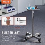 VEVOR Stainless Steel Mayo Stand with Wheels