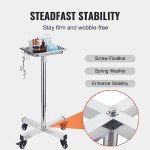 VEVOR Stainless Steel Mayo Stand with Wheels