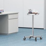 VEVOR Stainless Steel Mayo Stand with Wheels