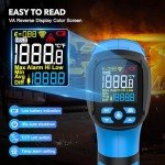 MESTEK Infrared Temperature Gun with Dual Lasers