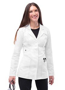 Women's Universal Stretch Lab Coat - White