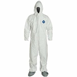 DuPont TY122S Disposable White Tyvek Coverall Suit