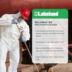Lakeland MicroMax Disposable Coverall with Hood, 3XL