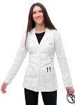 Women's Universal Stretch Lab Coat - White