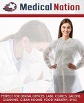 Disposable White Lab Coats - Case of 30 (Large)