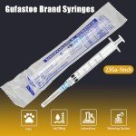50 Pack 2.5ml Safety Syringes with 23G Needle