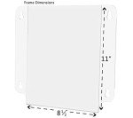 4 Pack Suction Cup Sign Holders for Campus Maps