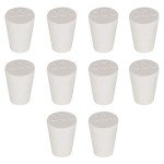 10 Pack of 9mm Solid Rubber Stoppers