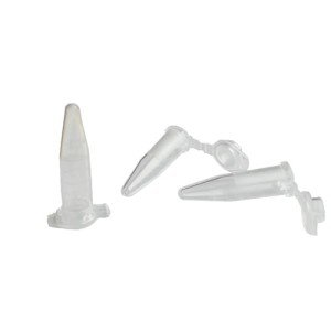 100-Piece 0.5ml Microcentrifuge Tubes with Caps