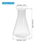 PATIKIL 50ml Clear Plastic Lab Bottles - 1 Pack
