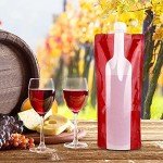 10-Pack 750ml Portable Reusable Wine Bottle Bags