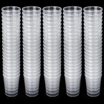 100Pcs Clear Plastic Measuring Beaker Set