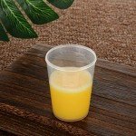 100Pcs Clear Plastic Measuring Beaker Set