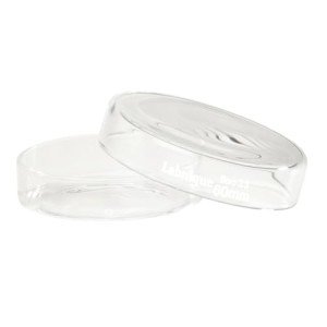 Microyn 60mm Glass Petri Dish with Lid, 18-Pack