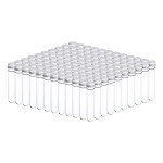 45ml Plastic Test Tubes with Screw Caps - 120 Pcs