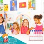 Copkim Test Tubes Set with Rack - Red