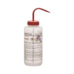 EISCO 1000ml Acetone Wash Bottle - Color Coded