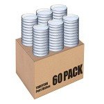 Sterile Plastic Petri Dishes - 60 Pack, 90mm
