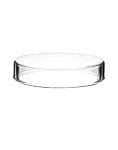QWORK 100mm Glass Petri Dishes with Lids - 5 Pack