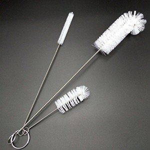 3-Piece Nylon Bottle Cleaning Brush Set