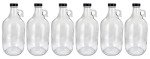 FastRack 64 oz Glass Beer Growler Set of 2