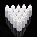 50 Pack 10ml Plastic Dropper Bottles with Caps