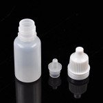 50 Pack 10ml Plastic Dropper Bottles with Caps