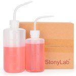 Stonylab 2-Pack Plastic Lab Wash Bottles
