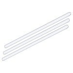 Borosilicate Glass Stir Rods - 3 Pack