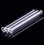 10 Pack of 6" Clear Borosilicate Glass Tubes