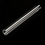 10 Pack of 6" Clear Borosilicate Glass Tubes