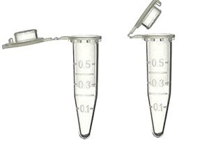 1000PCS Clear Polypropylene Microcentrifuge Tubes, 0.5ml