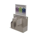 Infection Prevention Station with Sign Holder & Mounting