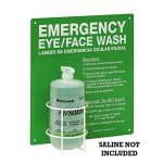 Wall-Mount Metal Eyewash Bottle Station