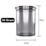 30 Dram Child Resistant Pop Top Vials - 160 Pack