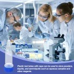 PATIKIL 1.5ml Cryogenic Vials with Screw Top - 25 Pack