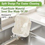 LACEEZEN Portable Snack Box Organizer with Lid