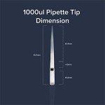 Marathon Extended Length 1000μL Pipette Tips - 20 Racks